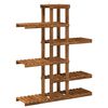vidaXL Supporto per piante Naturale 93 x 25 x 114,5 cm