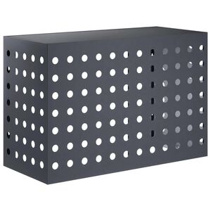 vidaXL Copertura per condizionatore d'aria Antracite 90 x 40 x 60 cm