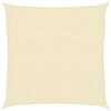 vidaXL Vela Parasole 160 g/m&sup2; Crema 2,5x2,5 m in HDPE