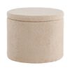 Venture Home Pouf Dunken 51x51x43 cm Pelliccia Beige