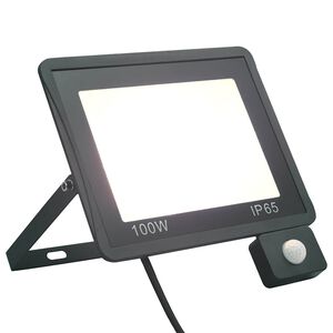 vidaXL Faretto a LED con Sensore 100 W Bianco Freddo