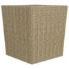 vidaXL Set Bistrot da Giardino 3 pz Polyrattan e Vetro Temperato Beige