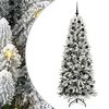 vidaXL Albero di Natale artificiale Bianco 180 cm