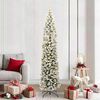 vidaXL Albero di Natale artificiale con 300 LED Verde 210 cm