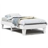 vidaXL Letto senza Materasso Bianco 90x190 cm in Legno Massello Pino
