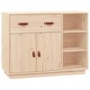 vidaXL Credenza 98,5x40x75 cm in Legno Massello di Pino