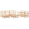 vidaXL Set Salotto da Giardino 7 pz in Legno Massello di Pino