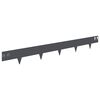 vidaXL Bordura per Prato 10 pcs 100 x 12 cm Acciaio Antracite