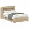 vidaXL Telaio del letto con storage Rovere Sonoma 120 x 200 cm