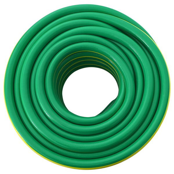 vidaXL Tubo da Giardino 5-Ply Verde e Giallo 1 / 2'' 10 m PVC