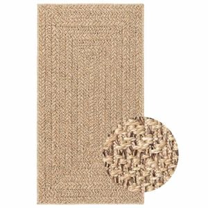 vidaXL Tappeto ZIZUR 80x150 cm Aspetto Iuta per Interni ed Esterni