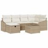 vidaXL Set di divani 6 pz polyrattan