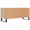 vidaXL Mobile TV Rovere Sonoma 100x34,5x44,5 cm in Legno Multistrato