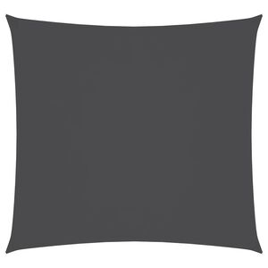 vidaXL Parasole a Vela Oxford Quadrato 3,6x3,6 m Antracite