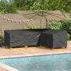 vidaXL Copertura per mobili Nero 260 x 210 x 80 cm Tessuto Oxford 420D