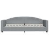 vidaXL Divano Letto con Letto Estraibile Grigio Chiaro 80x200 Tessuto