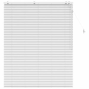 vidaXL Tenda Veneziana Bianco 125 x 160 cm 35 mm