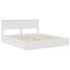 vidaXL Letto con Contenitore Bianco 180 x 200 cm Legno multistrato