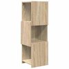vidaXL Mobile angolare Rovere Sonoma 30,5x30x95cm Legno multistrato