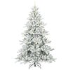 vidaXL Albero di Natale Artificiale con Rami Pieghevoli Bianco 240 cm