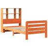 vidaXL Letto senza Materasso Marrone Cera 75x190 cm in Legno di Pino