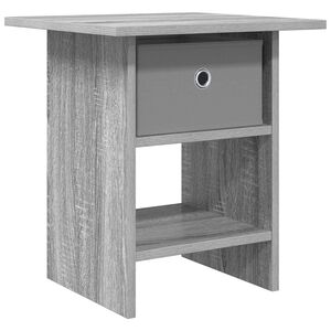 vidaXL Comodino Grigio Sonoma 41 x 40 x 45 cm Legno multistrato
