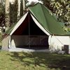 vidaXL Tenda Familiare Tipi per 10 Persone Verde Impermeabile