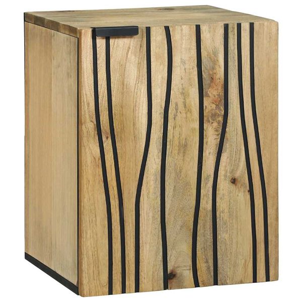 vidaXL Armadio per Lavabo da Bagno con porta Marrone 38 x 33,5 x 48 cm