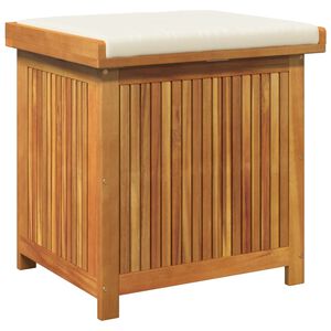 vidaXL Scatola Cuscini da Esterno 60x50x61 cm Legno Massello Acacia