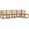 vidaXL Set di divani da esterno 5 pcs Naturale