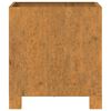 vidaXL Fioriere con Gambe 2pz Ruggine 30x30x30 cm Acciaio Corten