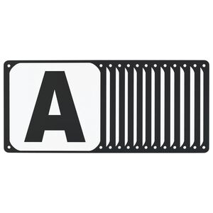 vidaXL Lettere Arena da Dressage 12 pz in Acciaio