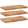 vidaXL Mensole da Parete 3 pz 100x40x4 cm Legno Acacia Rifinito a Olio