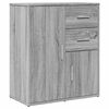 vidaXL Credenze 2 pz Grigio Sonoma 60x31x70 cm in Legno Multistrato