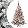 vidaXL Albero di Natale Artificiale con Palline 150 cm 150 LED