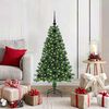 vidaXL Albero di Natale artificiale con 150 LED Verde 120 cm