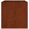 vidaXL Fioriera 80x80x80 cm in Acciaio Corten