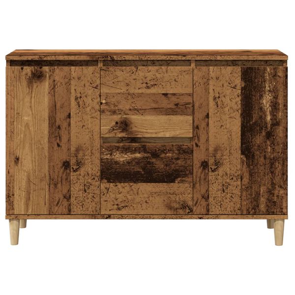 vidaXL Credenza Legno Antico 102x35x70 cm in Legno Multistrato