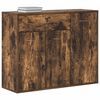 vidaXL Credenza Rovere Fumo 88x30x70 cm in Legno Ingegnerizzato