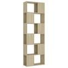 vidaXL Libreria/Divisorio Rovere Sonoma 60x24x186 cm in Truciolato