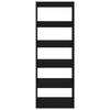 vidaXL Libreria/Divisorio Nero 60x30x166 cm in Truciolato