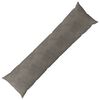 vidaXL Federa HEERLEN Grigio Chiaro 40 x 145 cm Velluto