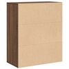 vidaXL Libreria Rovere Marrone 60x30x71,5 cm in Legno Multistrato