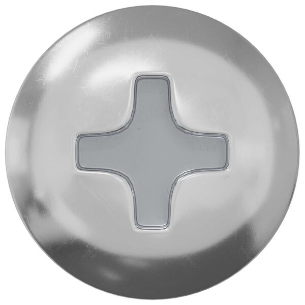 vidaXL Chiodo autofilettante 2 pcs Zincato 4 x 25 mm Acciaio