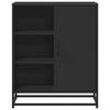vidaXL Credenza Nero 62x35x76 cm in Legno Multistrato