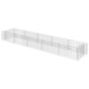 vidaXL Gabbione Letto Rialzato in Acciaio Zincato 450x90x50 cm