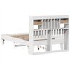 vidaXL Letto senza Materasso Bianco 135x190 cm Legno Massello di Pino