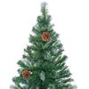 vidaXL Albero di Natale artificiale Verde 150 cm PVC e Acciaio