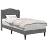 vidaXL Struttura del letto Grigio Scuro 90 x 200 cm Velluto