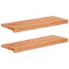 vidaXL Tappeti per scale 2 pz 80 x 30 x 2 cm Vernice